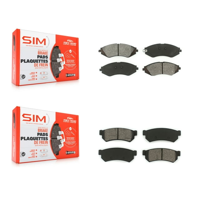 SIM Front Rear Semi-Metallic Brake Pads Kit for Car Chevrolet Optra Suzuki Forenza Reno KSM-100022