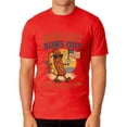 thumbnail image 2 of Fourth Of July Men's Suns Out Buns Out Hot Dog Edition 4th Of July BBQ Novelty Funny T-Shirt, 2 of 5