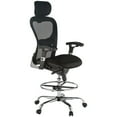 thumbnail image 2 of Harwick Deluxe Mesh Drafting Stool with Arms-Color:Black, 2 of 8