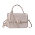 thumbnail image 4 of Bolso de hombro para mujer, bolso de viaje informal, bolso femenino para vacaciones, verano Beige, 4 of 8