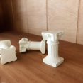 thumbnail image 5 of Pilares romanos blancos Columnas griegas Mini decoraciones de resina para estilo moderno Estatua de decoración para interiores y exteriores (1 pieza, blanco) JAMW Sencillez, 5 of 5