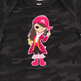 thumbnail image 4 of Inktastic Pirate Captain Girls Baby Bodysuit, 4 of 5