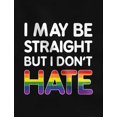 thumbnail image 2 of Tstars Men's LGBT Clothing No Hate Flag Gay Lesbian Rights Support Pride Parade Rainbow Flag Gay Gifts for Husband Gay Shirt for Him Shirts for Men T-Shirt, 2 of 7