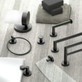 thumbnail image 4 of Gatco Glam Double Towel Bar, Matte Black, Single, 4 of 4