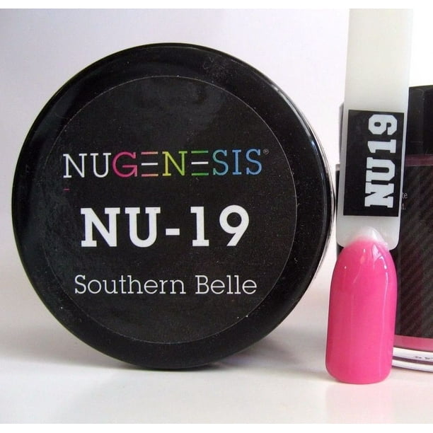 NUGENESIS Nail Color Dip Dipping Powder 1oz/jar NU19 Southern Belle