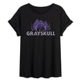 thumbnail image 2 of Masters of the Universe - Skeletor Jersey - Juniors Oversized Graphic T-Shirt, 2 of 4