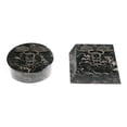 thumbnail image 1 of Bluestone W919 Poids Rond en Papier de Jade avec Emblème en Alliage, 1 of 1