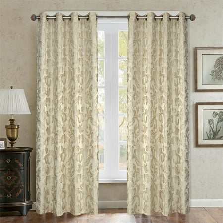 Casa Baroque Paisley Window Curtain Panel Available Multiple