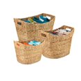 thumbnail image 1 of Honey-Can-Do Honey Can Do 3Pc Set Tall Natural Baskets, 1 of 2