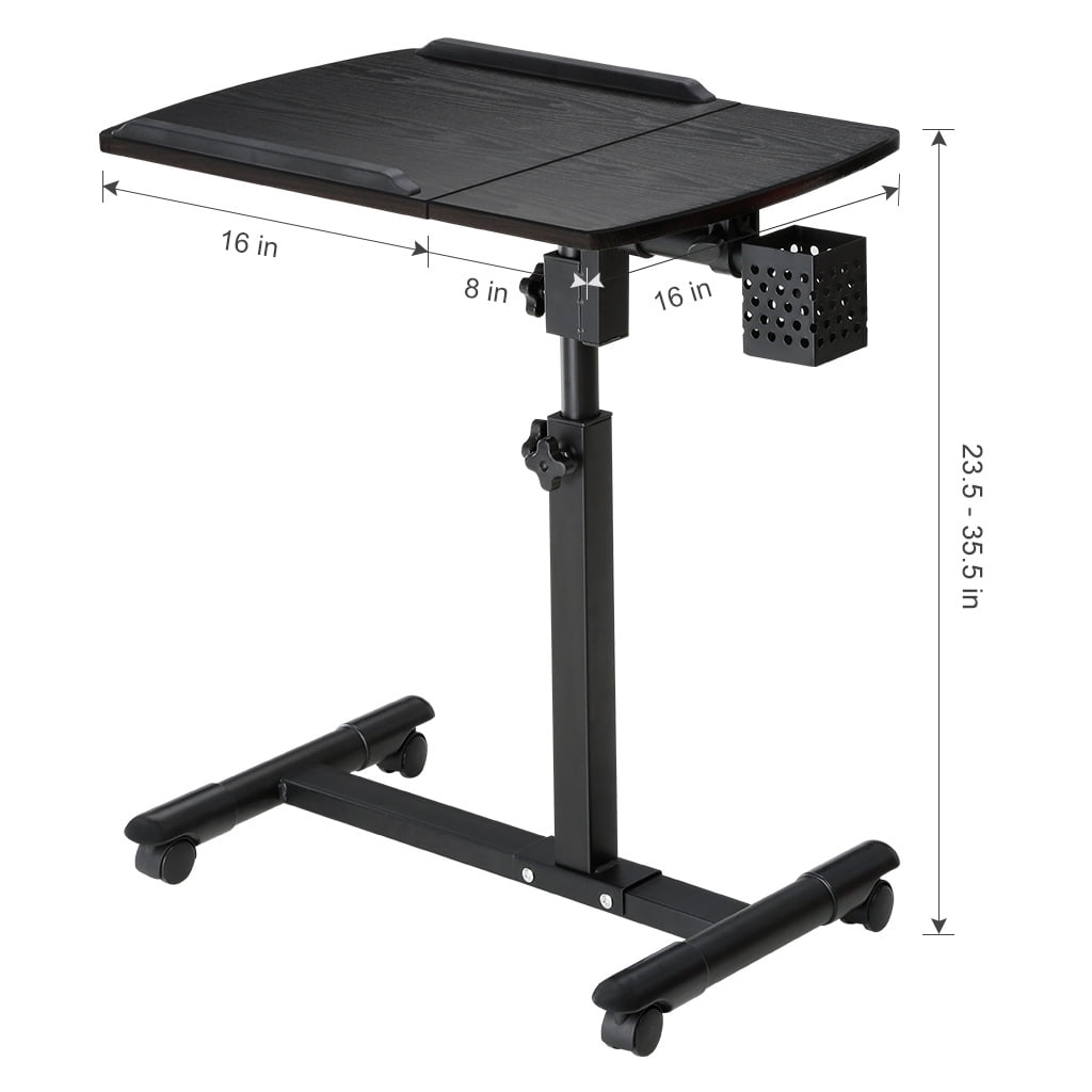 Langria laptop stand rolling cart outlet