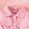 thumbnail image 5 of Toddler Girl Clothes Baby Adjusatble Strap Sleeveless One-Piece Romper Ruffle Summer Pocket Jumpsuit 6 months to 5T Gibobby,18-24 Months,Pink, 5 of 9