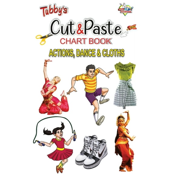 Tubbys Cut & Paste Chart Book Action, Dance & Cloths, (Paperback)