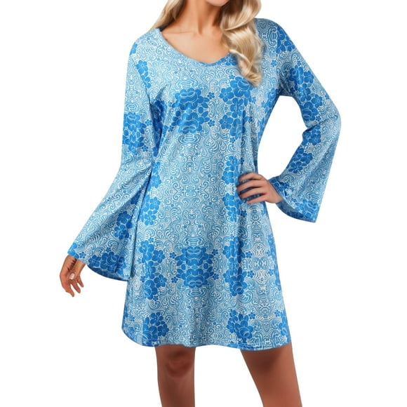 Kcodviy 70S Disco Outfit Women Comfortable Dress 7 Pcs 70's Disco Summer Dresses Dress Hippie Clothes Accessories Button Front Dress Jewelry Halloween