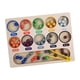 thumbnail image 3 of Rainbow Clip Bead Puzzle Juego de mesa de clavijas de madera Juguetes de educación temprana Matching Montessori Toy Juego de de tablero de, 3 of 9