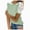 Green womens tops summer, variant on Gerichy Womens Summer Tops, T-Shirts for Women Trendy Lace Floral Loose Patchwork Womens Blouses and Tops Dressy Casual Summer Crewneck Short Sleeve Tshirts Shirts Tunic for women