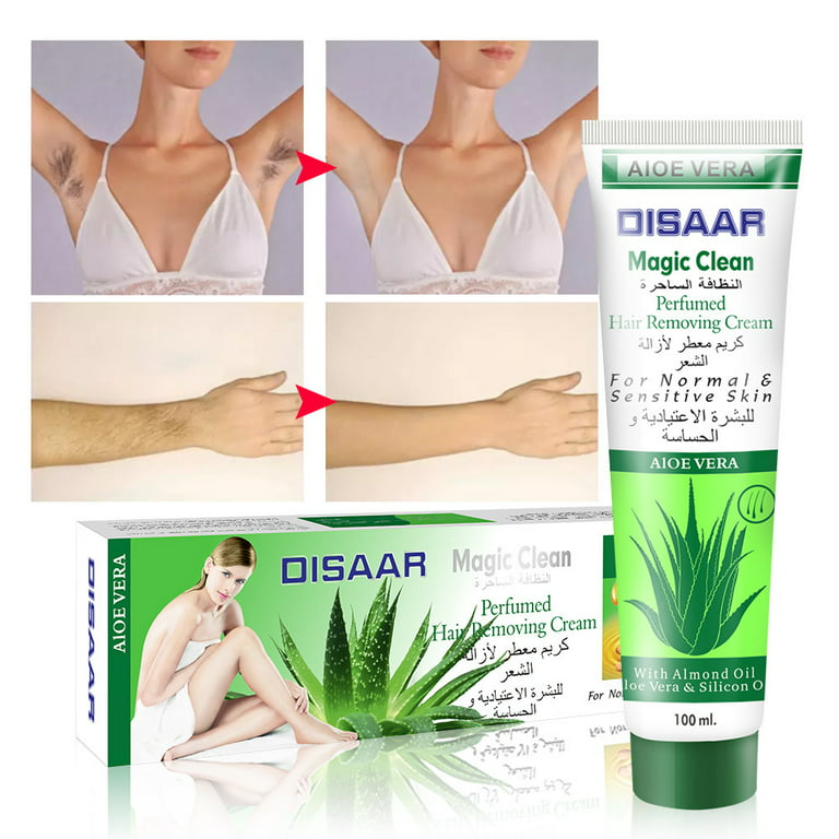 Aloe Vera Hair Removal Cream Premium Women's Hair Removal Cream Face Waxing Strips Chin Women Hair Removal Compatible with Machine Soft Wax Beads with
