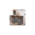 thumbnail image 2 of Homestock Baroque Bonanza Mid Century Modern 33 Inch Adjustable Swivel Bar Stool, Ideal For Bar And Pub Height Tables, 2 of 8