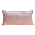 thumbnail image 2 of Tufted Diamonds Rose Gold Velvet Lumbar Accent Pillow, 2 of 3
