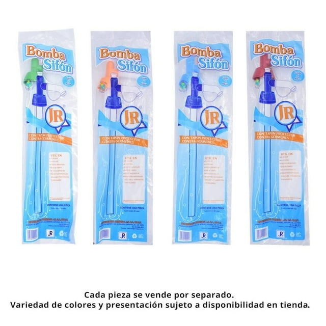 Bomba Sifón JR Varios Colores 1 Pieza