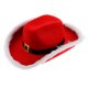 thumbnail image 1 of Sombreros de vaquera de Navidad, sombreros de Papá Noel, gorra occidental con ala blanca, sombrero occidental para fiesta de Navidad, accesorio de disfraz occidental, 1 of 8
