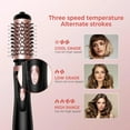 thumbnail image 4 of Brosse Sèche-Cheveux 3-en-1 Rotative Ronde à Air Chaud, Ensemble de Brosses à Essorage, 2 Brosses à Boucler Détachables à Rotation Automatique, Styler à Air Chaud, 4 of 6