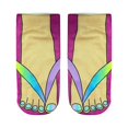 thumbnail image 1 of Chaussettes Rouges Motif 3D Imprimé Manucure Chaussettes Tongs Amusantes Chaussettes de Course Cachées Femmes Coupe Basse Personnalisée, 1 of 2