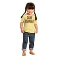 thumbnail image 4 of Game Changer First Time Parents Funny Toddler Boy Girl T Shirt Infant Toddler Brisco Brands 24M, 4 of 6
