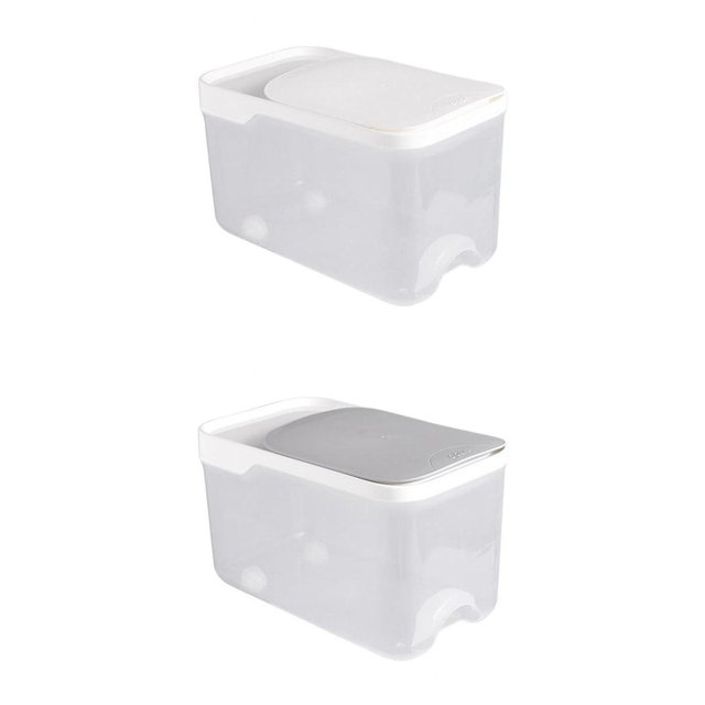 Contenedor de Almacenamiento de z de 2 Piezas Contenedor de Almacenamiento de Alimentos funciones de Alimentos Secos Gloria Recipiente de almacenamiento de arroz