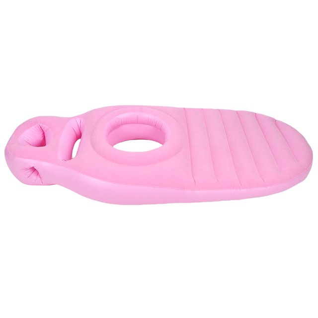 Premium PVC Lightweight Inflatable Full Body Pillow with Belly Hole, Comprehensive Support for Restful Sleep, Pool Floating Massage Yoga