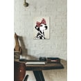thumbnail image 3 of Epic Graffiti 'Dalmatian With Red Bow' by Fab Funky, Canvas Wall Art, 12"x16", 3 of 3