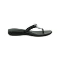 thumbnail image 2 of Vionic Womens Raysa Patent Leather Thong Flip-Flops, 2 of 3