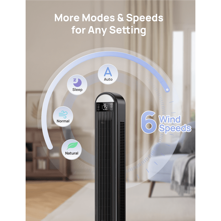 Dreo 42 Inch Smart Tower Fan with WiFi Voice Control photo 5