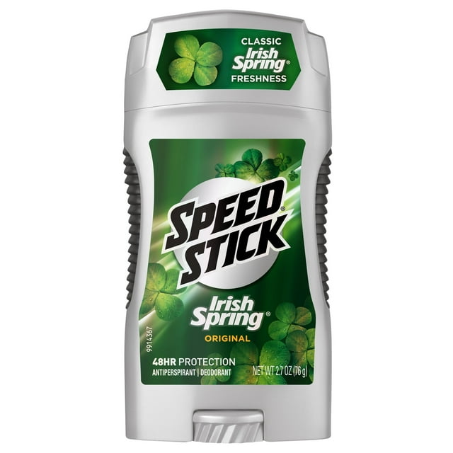 Antitranspirante y desodorante Speed Stick Irish Spring, 80 ml, paquete de 6