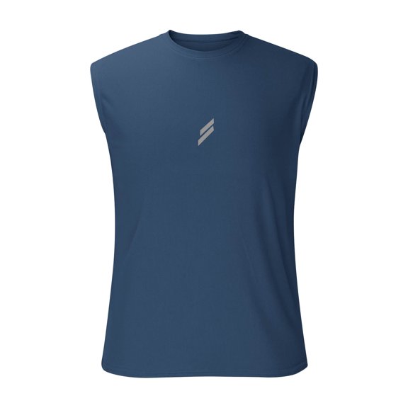 WRKEKC Gym Tank Tops for Men Solid Color Moisture Wicking Loose Fit Sleeveless Tee for Training Running