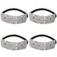 thumbnail image 1 of 4 Pcs Artificial Crystal Hair Band Hair Ties Rhinestone Ponytail Holders Elastic Band Chic Accessories Pony Tail Elastics Holder Ribbon Bands for Girl, 1 of 3