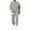 Gray, variant on Tracksuits 2 Piece Set for Men Crewneck Long Sleeve Suits Sets Solid Color Stretchy Sweatsuits with Pockets Trendy Thermal Winter Warm Casual Outdoor Sweatshirt and Sweatpants,Khaki M