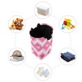 thumbnail image 7 of Yayeee Freestanding Laundry Hamper with Handle Collapsible Large Storage Basket for Clothes, Heart Geometric, 7 of 7