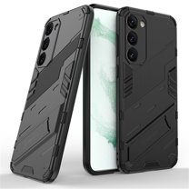 for Samsung S23 Case, Military Grade Hard Rugged Cover Heavy Duty Armor for Galaxy S23 6.1 inch 2023 Phone Cases with Kickstand Holder Shockproof & Support Car Magnetic Mount, Black
