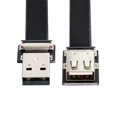 thumbnail image 3 of 0.5M USB 2.0 Type-A Male to Female Extension Data Flat Slim FPC Cable for FPV & Disk & Scanner & Printer, 3 of 5
