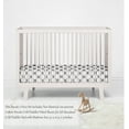 thumbnail image 2 of Bacati - MixNMatch Large Dots Crib/Toddler Bed Fitted Sheets 100% Cotton Percale, Grey, 2-Pack, 2 of 4