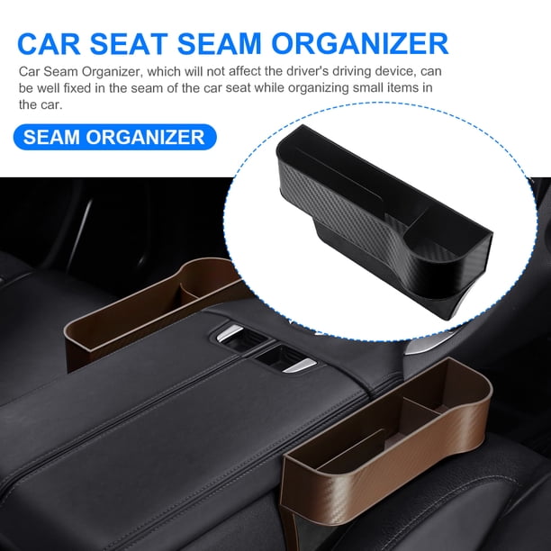 Estuche de almacenamiento lateral para asiento delantero caja de almacenamiento impermeable para grietas en el asiento accesorios para coche