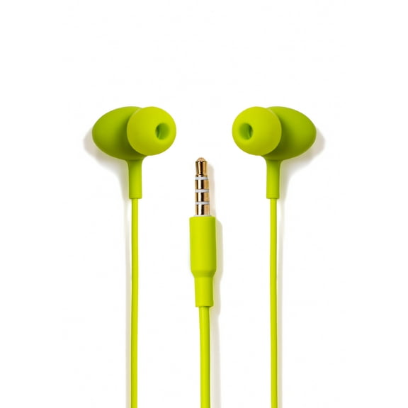 Tellur Basic Gamma Wired in-Ear Headphones with Microphone, Green, 3.5mm Jack, Lightweight