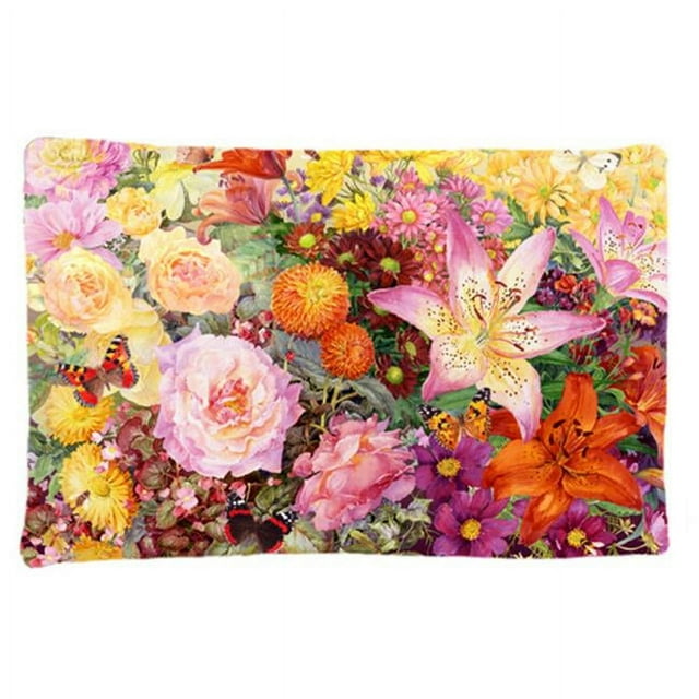 Carolines Treasures SASE0955PILLOWCASE Autumn Floral by Anne Searle Fabric Standard Pillowcase