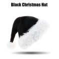 thumbnail image 2 of Sombreros de Navidad negros para adultos y niños, decoraciones navideñas, Feliz Navidad, fiesta de año nuevo, decoración de Festival, regalo, 2 of 4