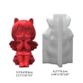 thumbnail image 3 of Angel Molds for Making,Silicone Mold Angel Epoxy Resin Casting Molds for Crafts Soap, 3 of 8