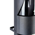 thumbnail image 4 of Danya B. Wall Mount Hugging Metal Candle Sconces with Glass Inserts - (Set of 2) - Black, 4 of 6