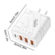 thumbnail image 3 of Estación De Carga Rápida De 40 W 3 Puertos Usb Y 1 Pd Cargador Eficiente Para Todos Tus Dispositivos Diseño Compacto Compatibilidad Universal, 3 of 8