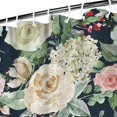 thumbnail image 3 of Waterproof Pioneer Shower Curtain 36x72 Inch Polyester Unique Colorful Floral Shower Curtain for Bathroom Hotel Home Decor with 7 Plastic Hooks, 3 of 4