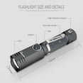 thumbnail image 2 of Lámpara linterna recargable con base magnética Nicron B74e, 2 of 3