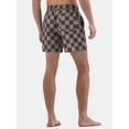 thumbnail image 4 of No Boundaries Men's & Big Men's Elastic Waist Swim Trunks, 6" Inseam, Size S-5XL, 4 of 5